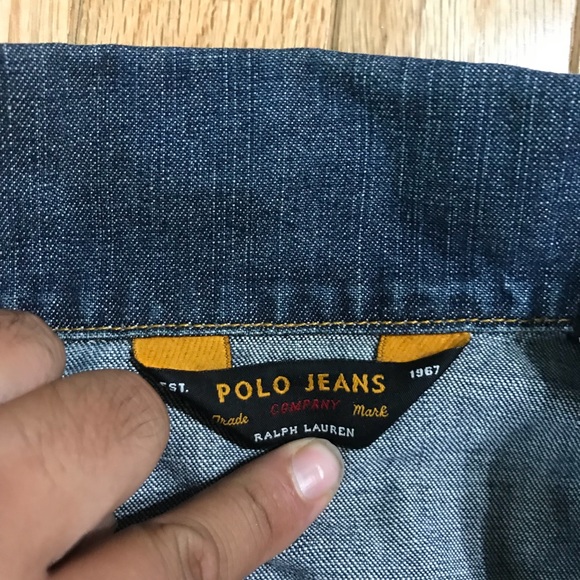 Polo Ralph Lauren Denim Flag Jacket XL - Picture 3 of 6
